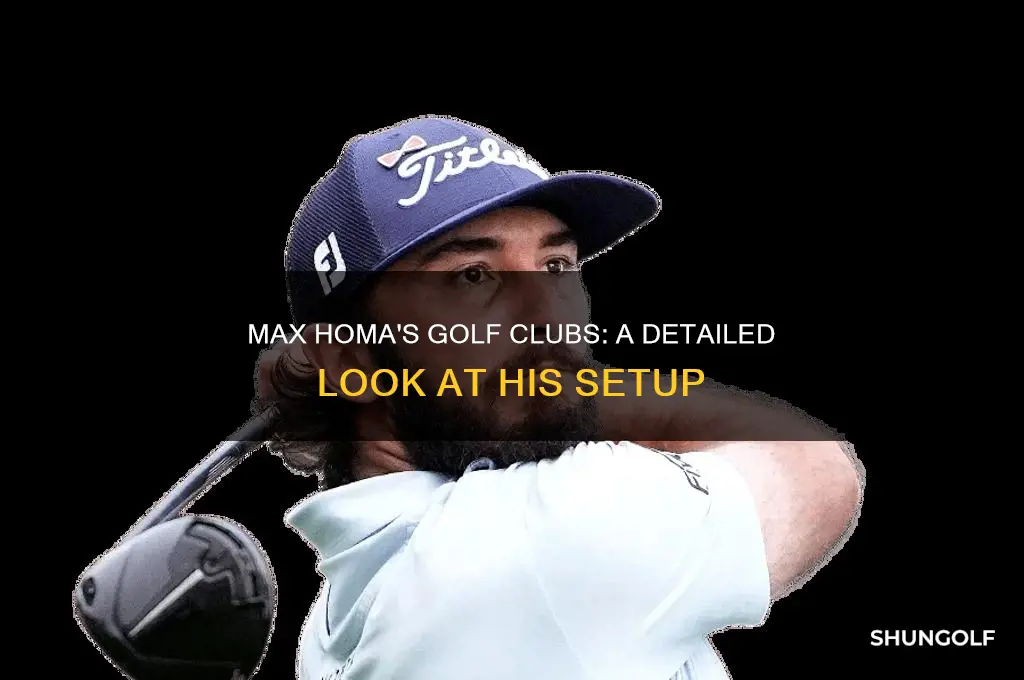what golf clubs does max homa use