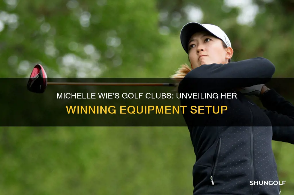 what golf clubs does michelle wie use