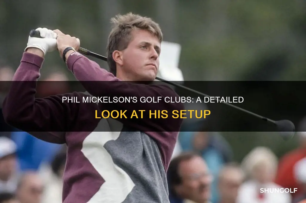 what golf clubs does phil mickelson use