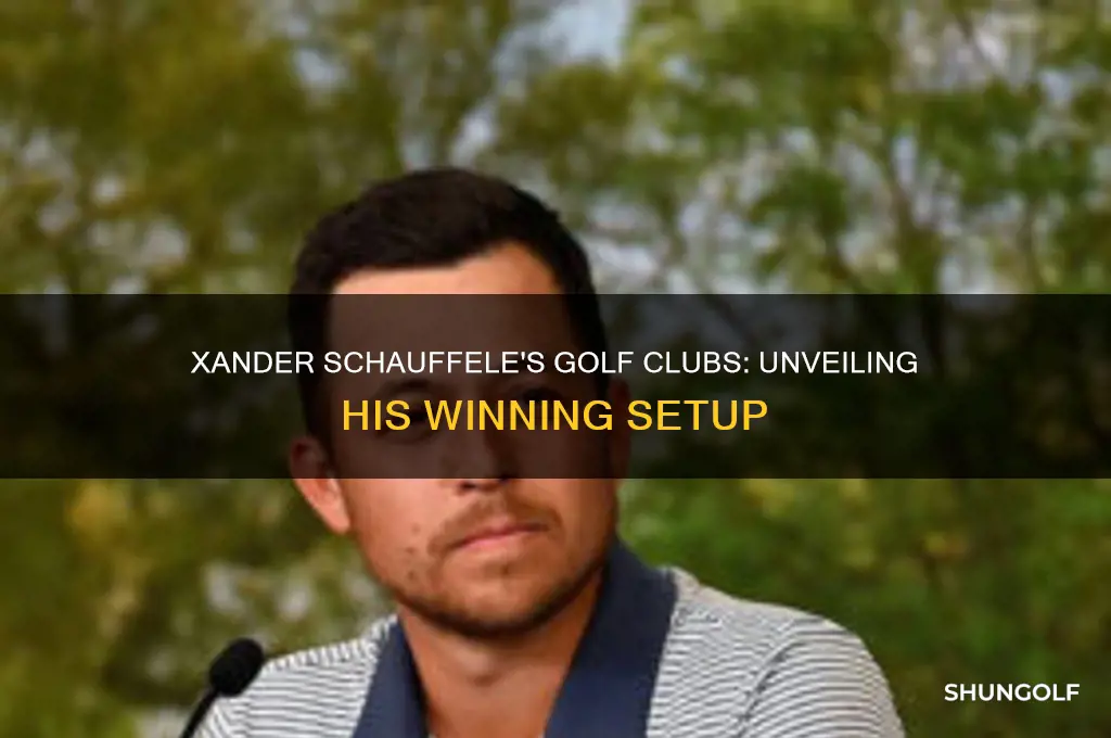 what golf clubs does xander schauffele use