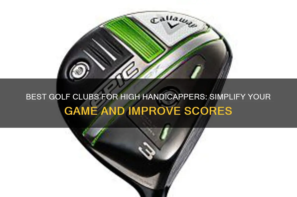 what golf clubs should a high handicapper carry