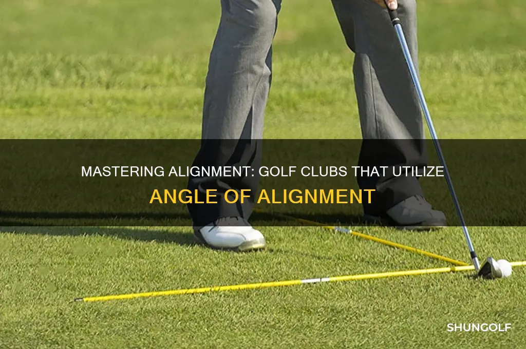 what golf clubs uses angle of aliegnment