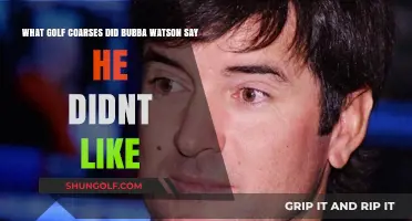 Bubba Watson's Least Favorite Golf Courses: Surprising Dislikes Revealed