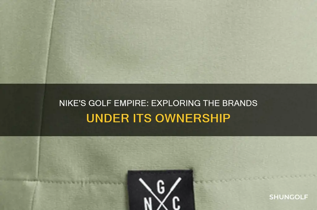 what golf companies does nike own