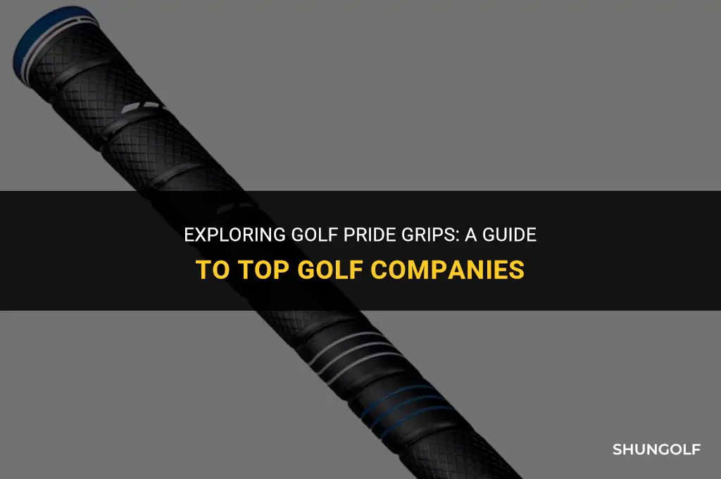 what golf companies use golf pride grips