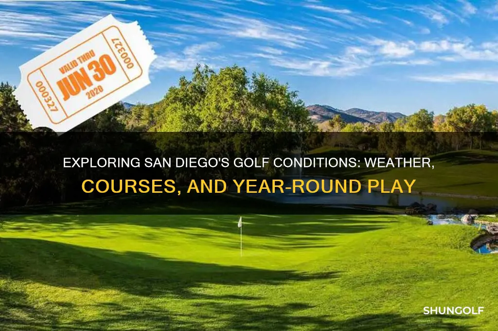what golf conditions are in san diego