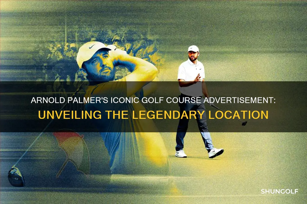 what golf course did arnold palmer advertize on