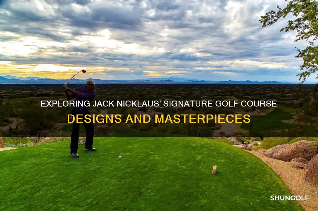what golf course did jack nicklaus design