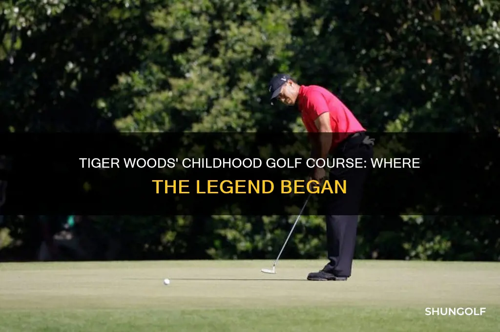what golf course did tiger woods grew up on