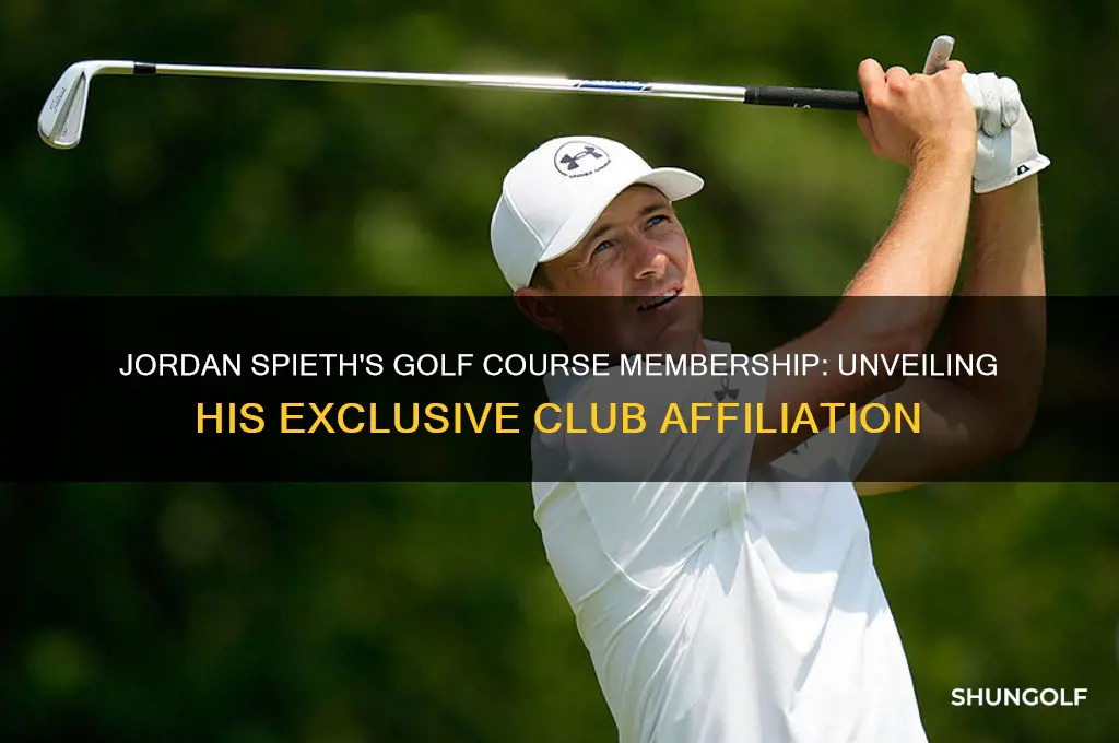 what golf course does jordan speithbelonog to
