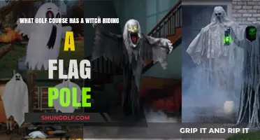Mysterious Witch on Flagpole: Unveiling the Golf Course Legend