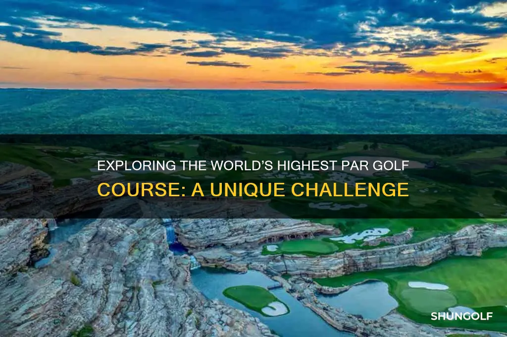 what golf course has the highest par