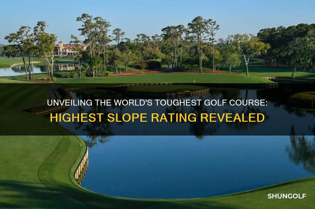 what golf course has the highest slope rating