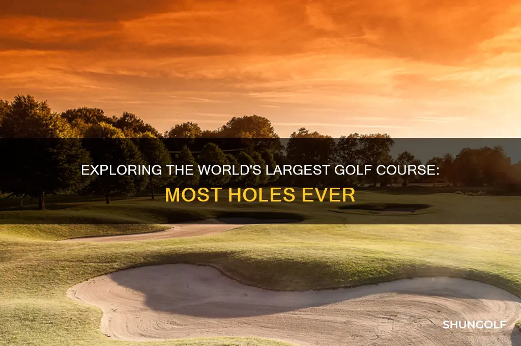 what golf course has the most holes