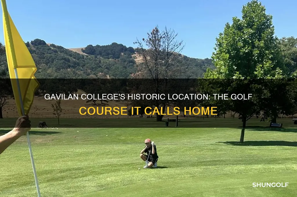 what golf course is gavilan college built on
