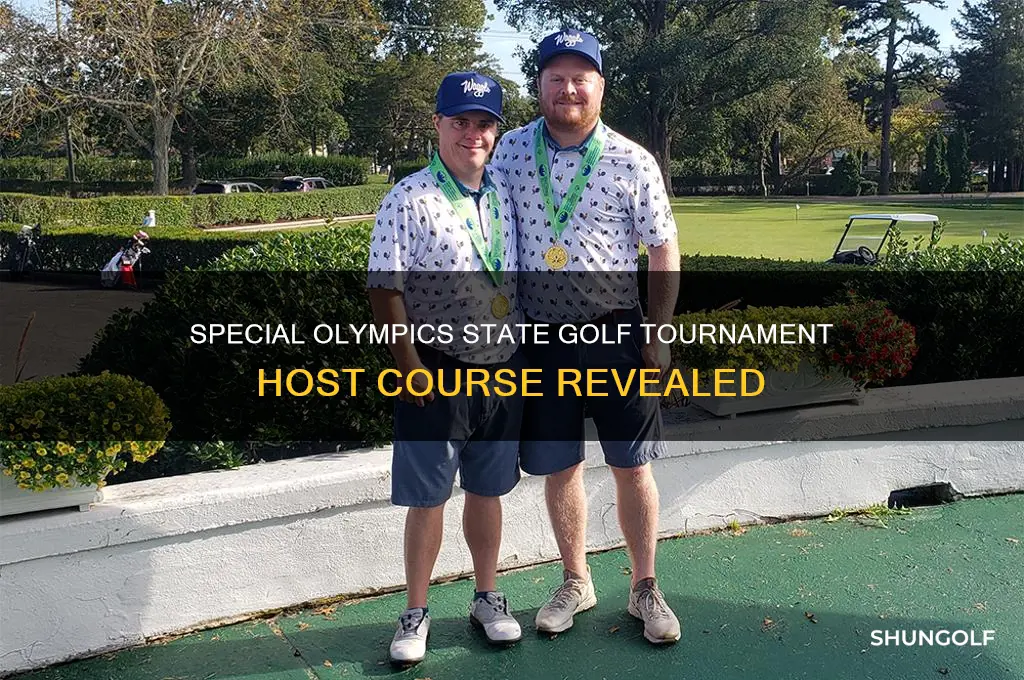 what golf course is hosting special olympics state tourney