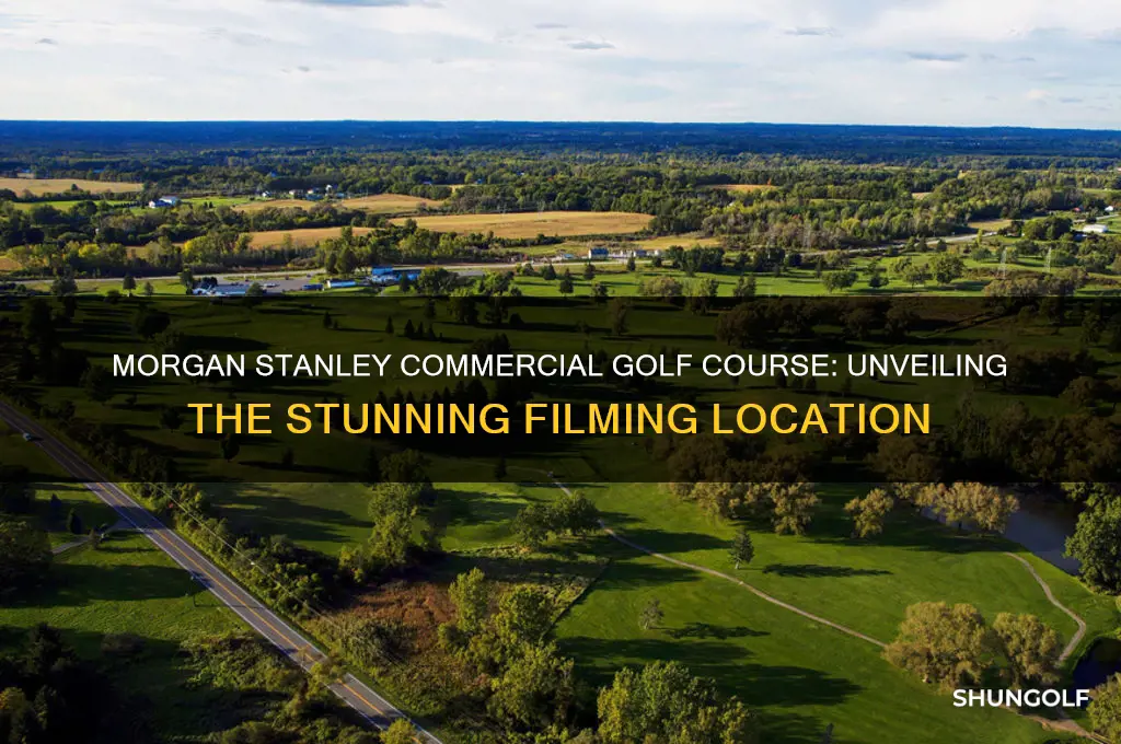what golf course is in the morgan stanley commercial