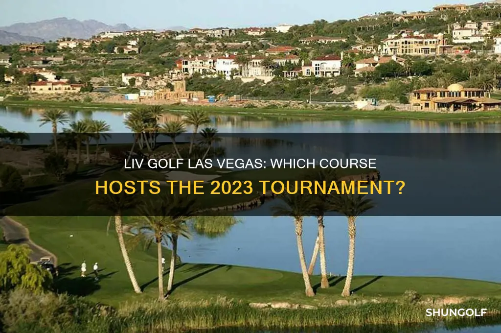 what golf course is liv playing in las vegas