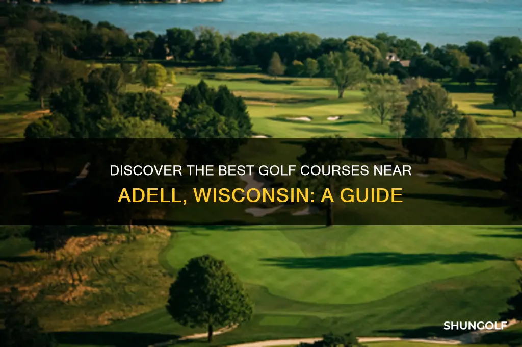 what golf course is near adell wi