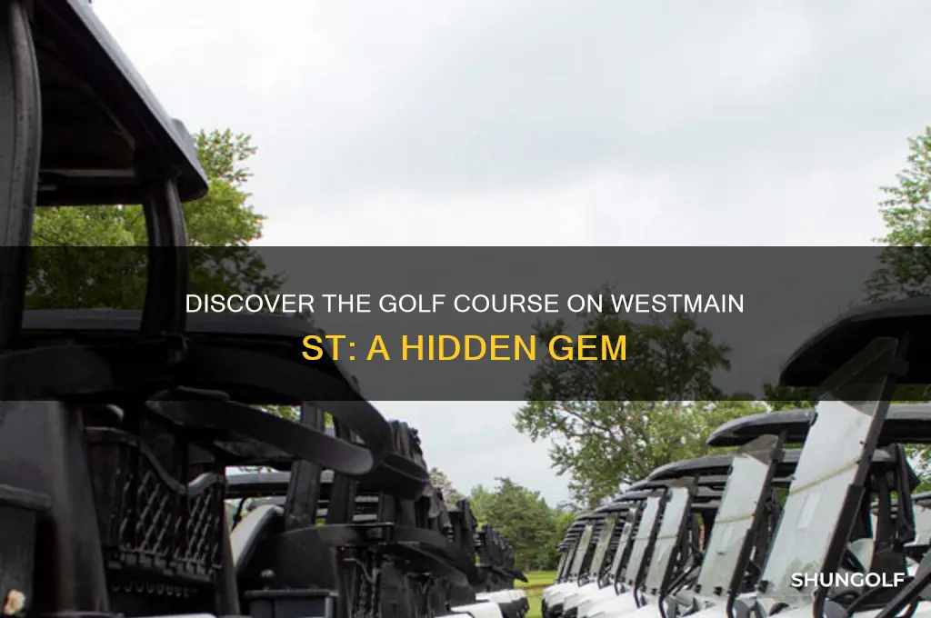 what golf course is on westmain st