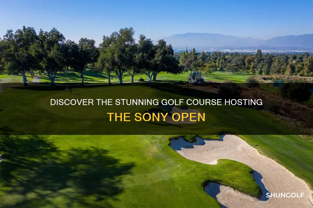 what golf course is the sony open played on