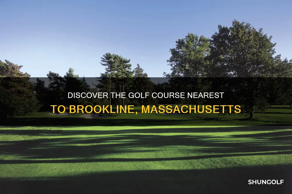 what golf course plays the closest to brookline mass
