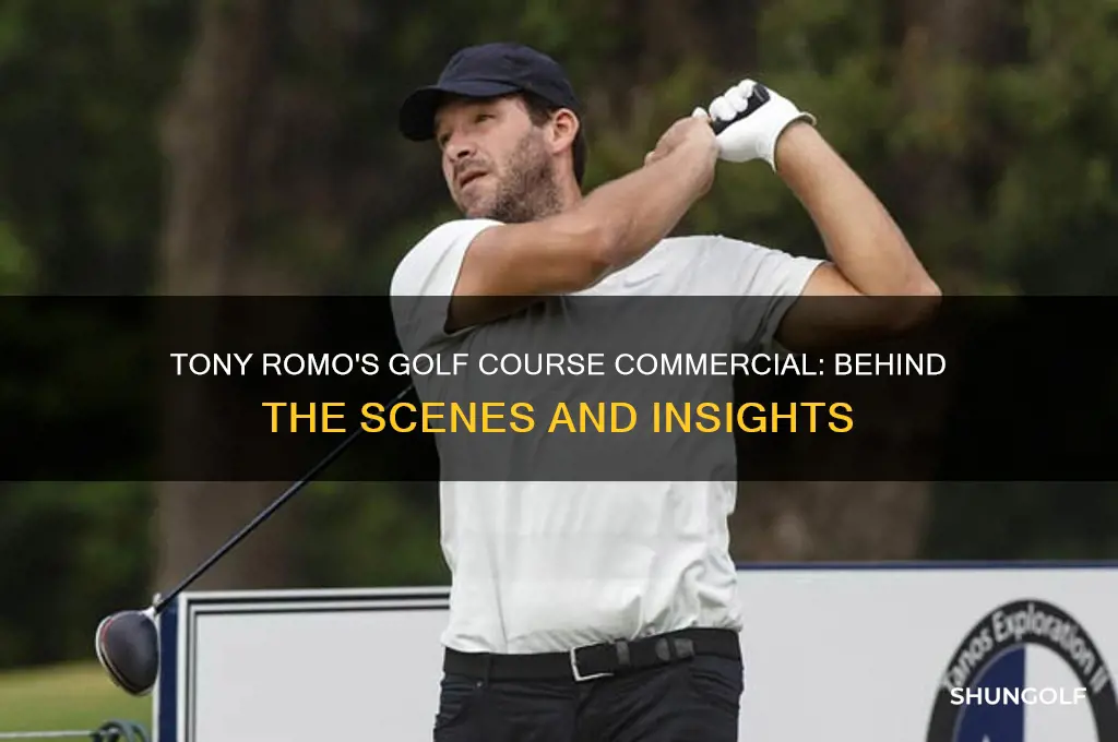 what golf course tony romo commercial