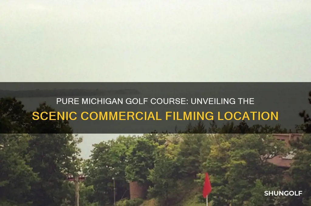 what golf course was in the pure michigan commercial