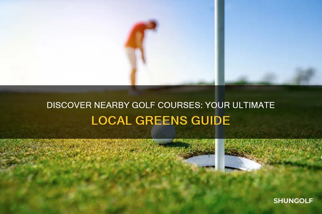 what golf courses are around me