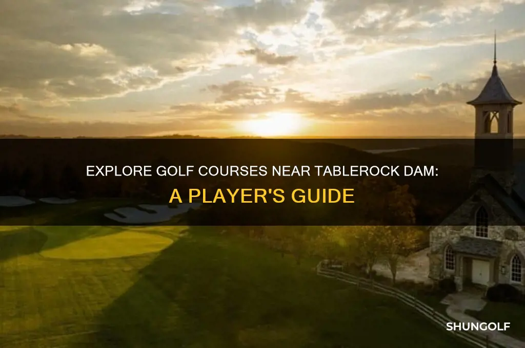 what golf courses are near tablerock dam