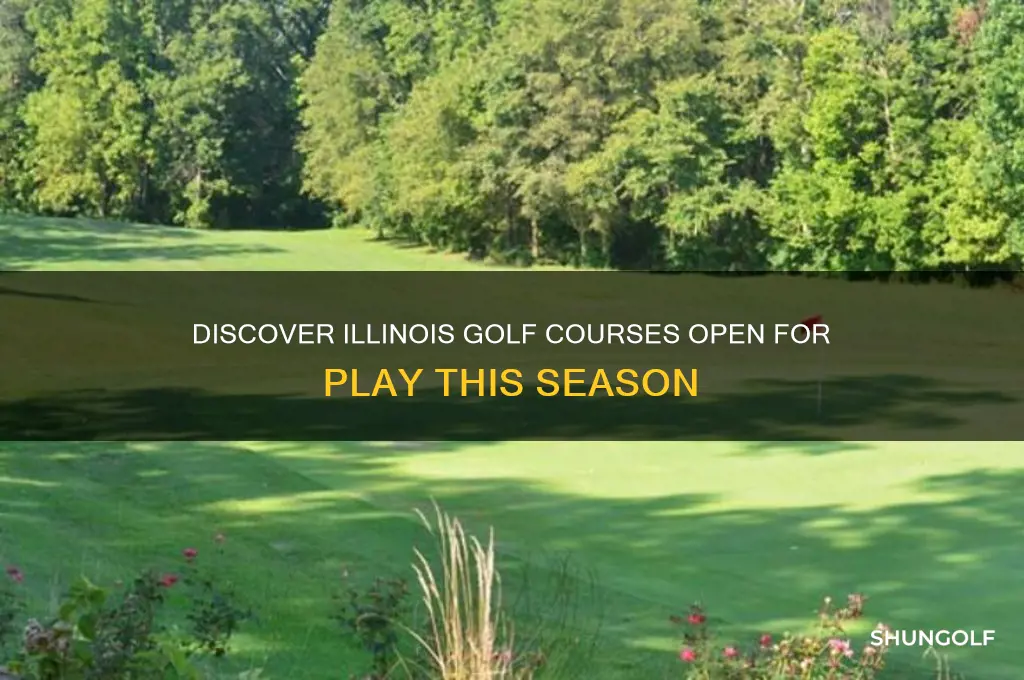 what golf courses are open in illinois
