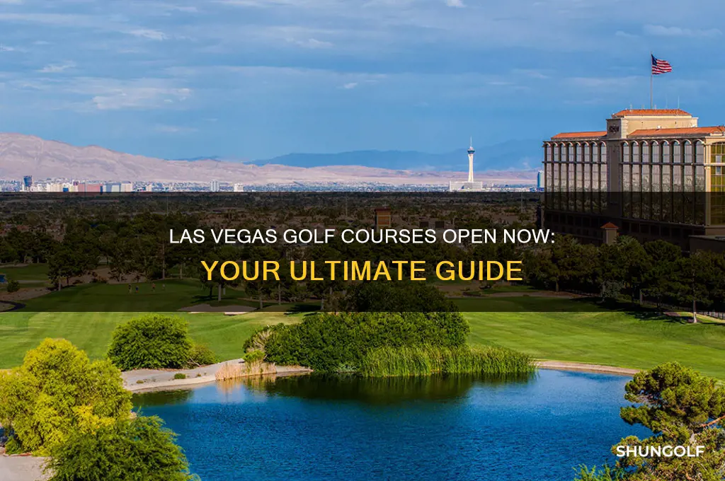 what golf courses are open in las vegas