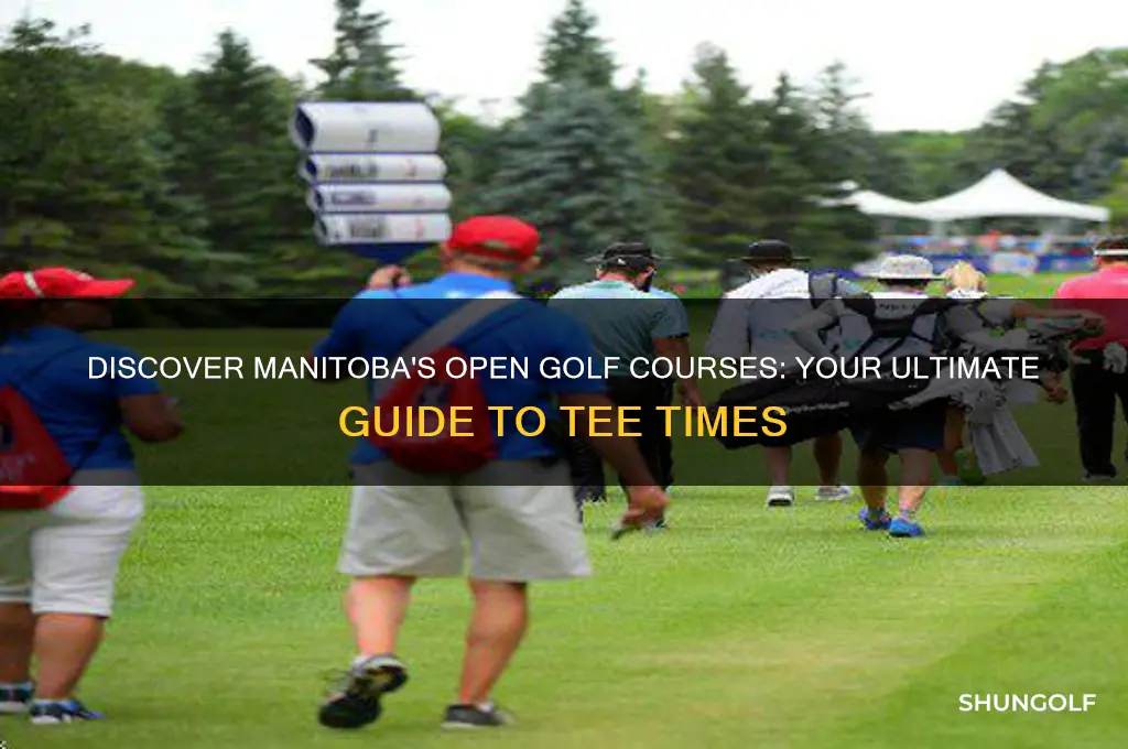 what golf courses are open in manitoba