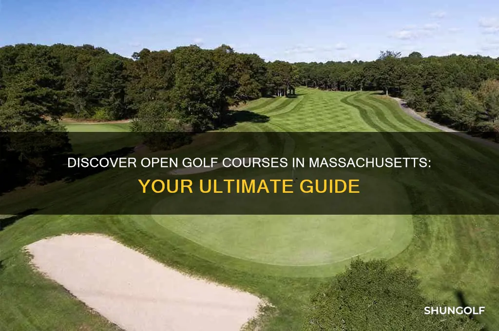 what golf courses are open in massachusetts