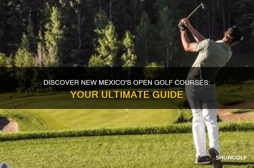 what golf courses are open in new mexico