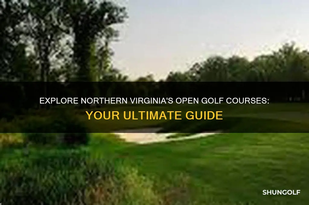 what golf courses are open in northern virginia