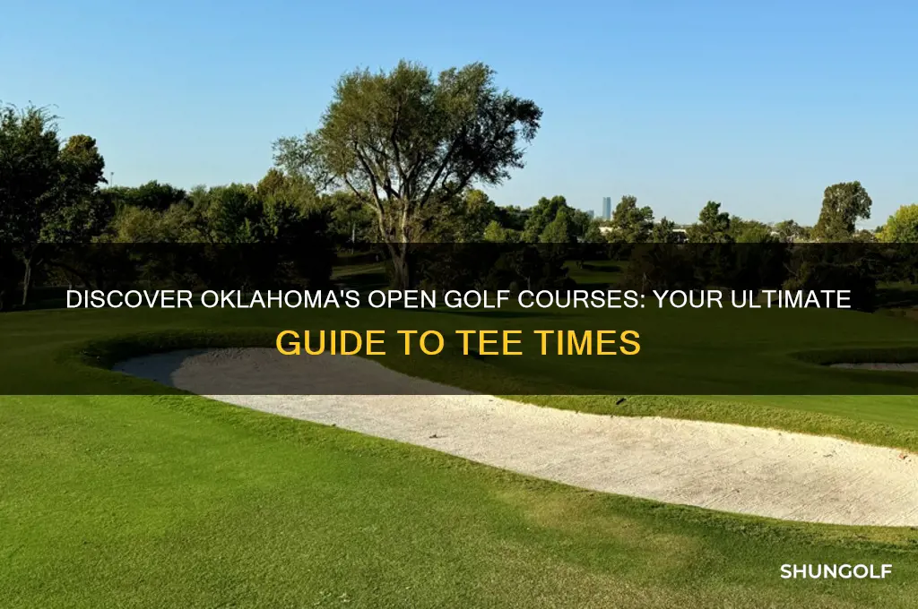 what golf courses are open in oklahoma