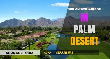 Discover Palm Desert's Open Golf Courses for Your Next Round