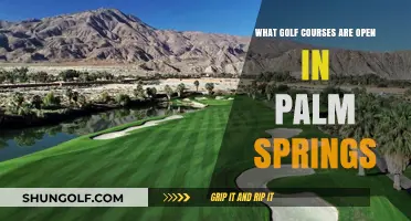 Palm Springs Golf Courses Open Now: Your Ultimate Guide