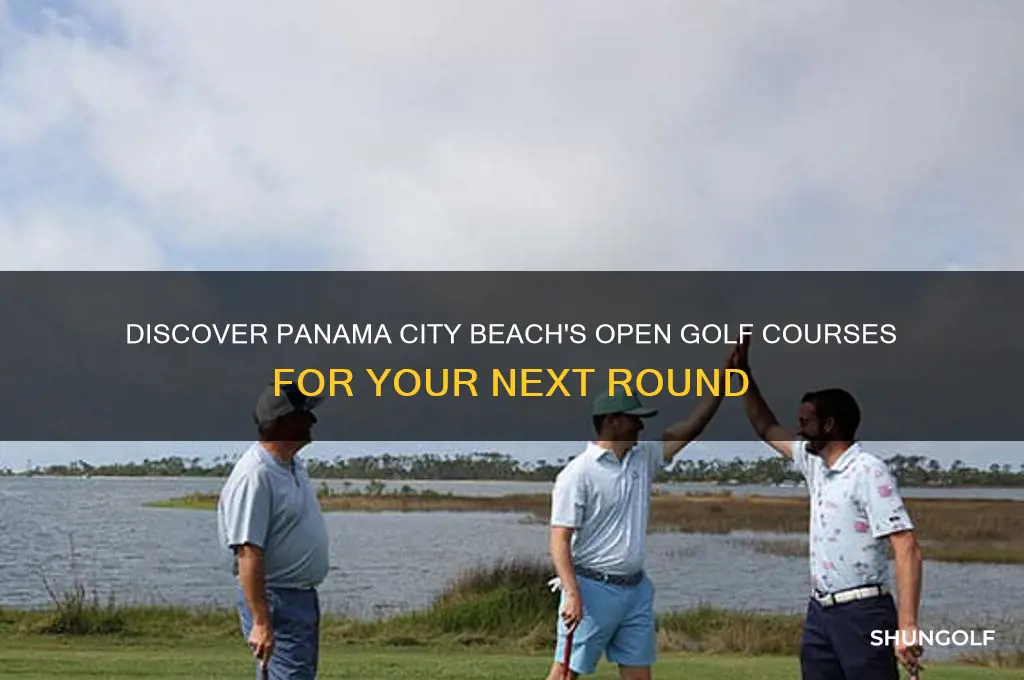 what golf courses are open in panama city beach