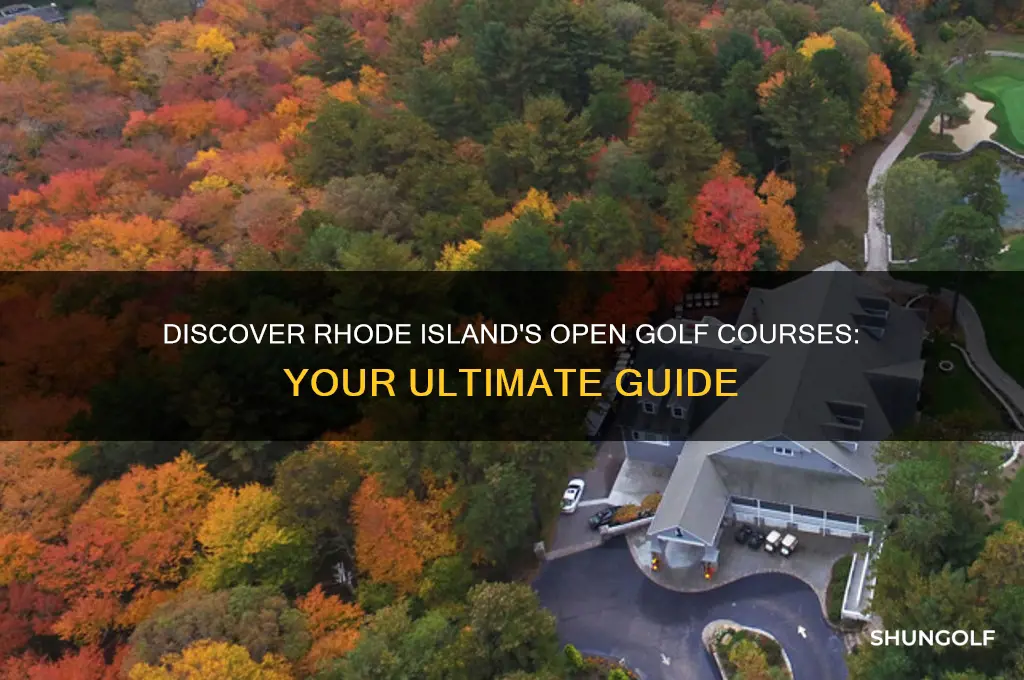what golf courses are open in ri