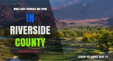 Discover Riverside County's Open Golf Courses for Your Next Game