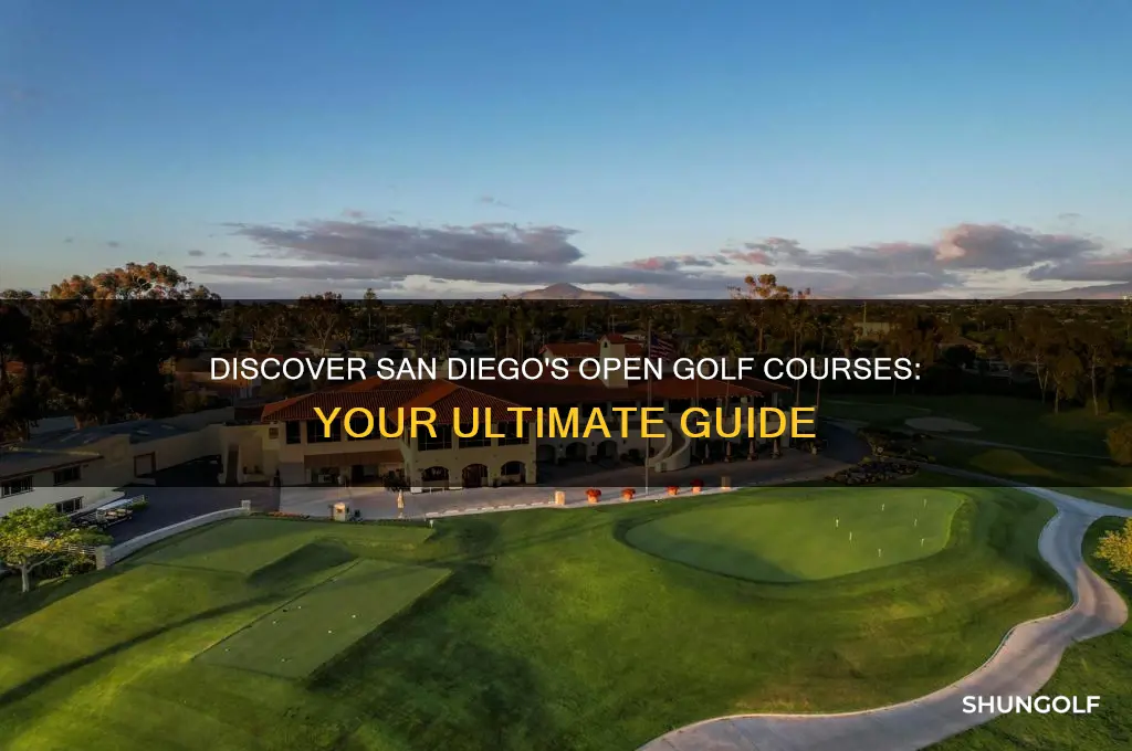what golf courses are open in san diego