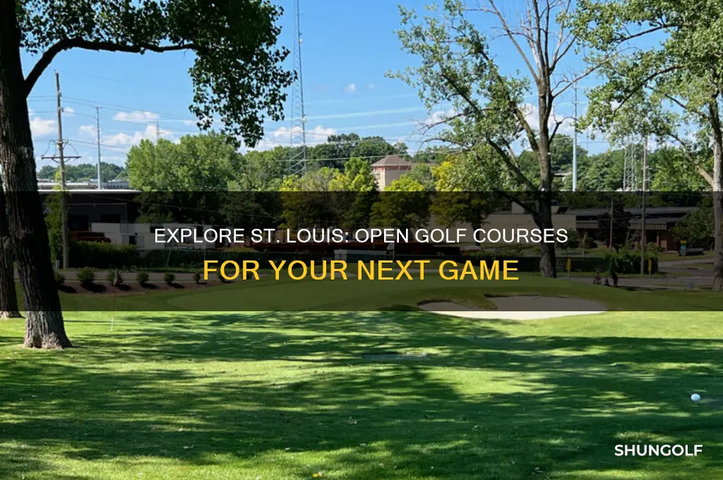 what golf courses are open in st louis