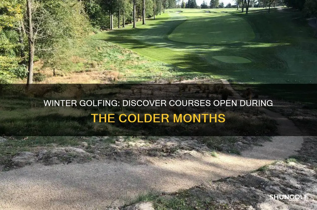 what golf courses are open in the winter