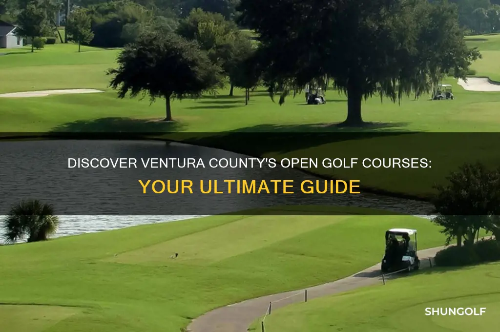 what golf courses are open in ventura county