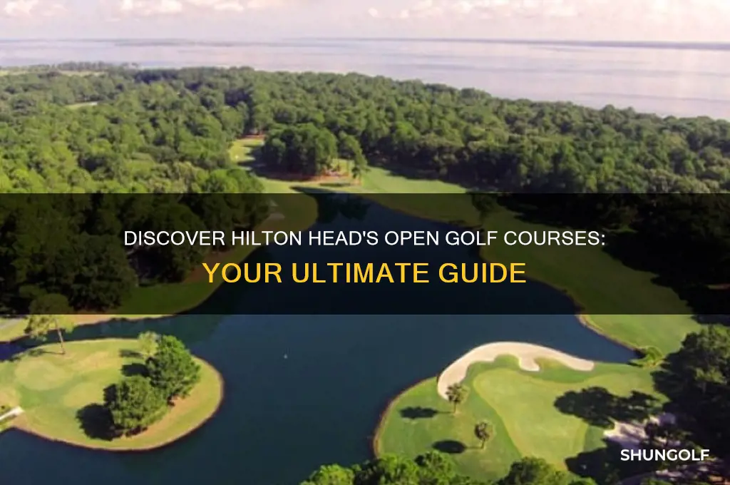 what golf courses are open on hilton head