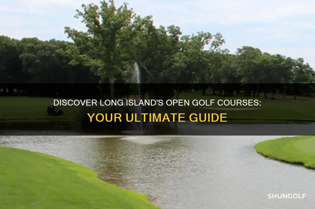 what golf courses are open on long island