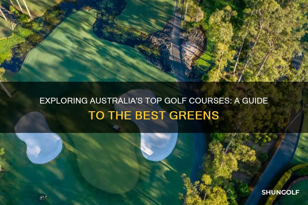 what golf couses do they have in australlia