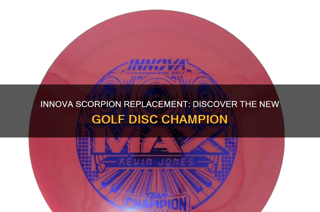 what golf disk replaced the innova scorpion
